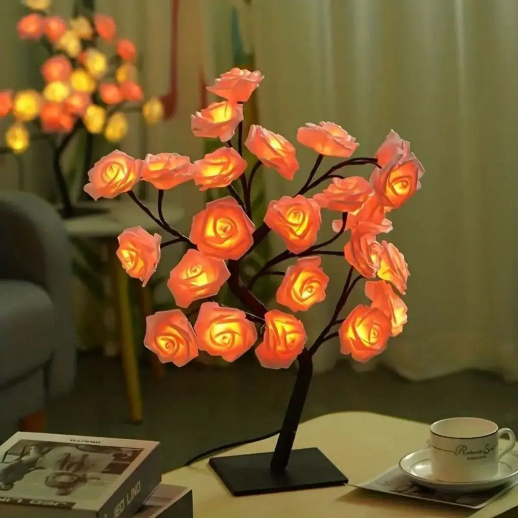 Enchanted Rose Tree Lamp