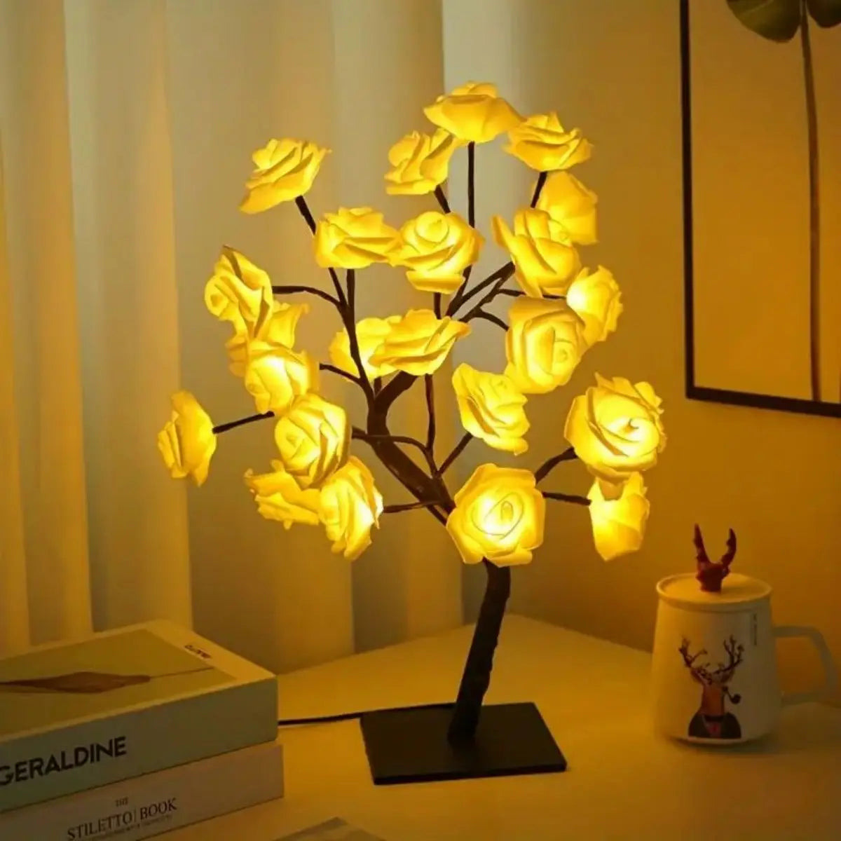 Enchanted Rose Tree Lamp